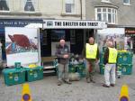 Rtn David Glover from Cornwall with Rtns Chilton and Greenwood